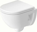 Duravit D-Code Wand-WC Compact, Tiefspüler, rimless, 370x480x360mm, Weiß