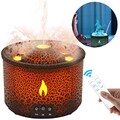 300ml Flame Aroma Diffuser für Ätherische Öle,Duftöl Diffuser mit Flammen Effekt