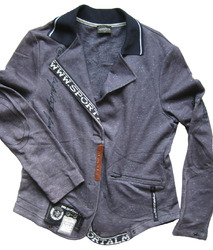 Sportalm Jacke/Sweatjacke 40 dunkelblau Jersey NEUw!!!