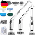 Elektrische Reinigungsbürste, 8 in 1 Electric Spin Scrubber Mit Austauschbaren B