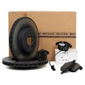 ORIGINAL AUDI Bremsscheiben Ø 314mm + Beläge + Sensor A4 (B8) A5 (8T 8F) vorne