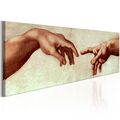 CREATION OF ADAM MICHELANGELO Wandbilder xxl Bilder Vlies Leinwand l-C-0004-b-a