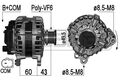 ERA Lichtmaschine Generator Lima 209252 für VW TRANSPORTER T6 SFD SFE SFL SFZ 7