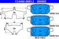 Bremsbelagsatz Scheibenbremse ATE 13.0460-5683.2 für SUZUKI BALENO EW FW A1K310