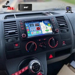 Für VW Touareg 7L Bj. 2002-2009 Autoradio Navi GPS DAB DVR SWC Android 14 RDS BT