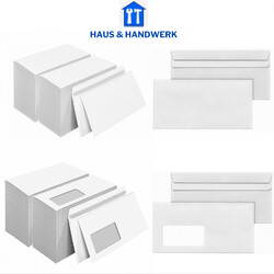 Briefumschläge DIN lang ✅mit od. ohne Fenster✅Umschlag✅selbstklebend 110x220mmFSC-Zertifizierung✅ Profi-Büroware⏳ Großhandel⚡