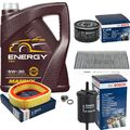 BOSCH inspektionspaket 5 L MANNOL 5W-30 Energy für Renault Megane I 1.4 E