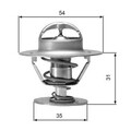 Thermostat, Kühlmittel TH00682G1 GATES für AUDI VW FORD OPEL