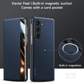 Carbon Fiber LOOK Leder Business-Reihe Handyhülle Für Samsung Galaxy Fold 6 5 4
