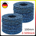 2-50x Rostio CSD Scheibe Blau CBS Grob-Reinigungsscheibe 100mm Winkelschleifer