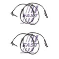 2X FAST ABS-SENSOR RADDREHZAHL VORNE BEIDSEITIG PASSEND FÜR FIAT DUCATO |