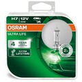 2x OSRAM ULTRA LIFE H7 Glühlampen Fernlicht 12V 55W 3800K PX26d Halogen