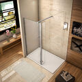 Walk in Duschabtrennung 8mm NANO Duschkabine Duschwand Dusche mit Flipper Panel