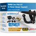 ANHÄNGERKUPPLUNG starr passt für BMW 2er F46 Gran Tourer ab 15 +13pol E-Satz ECS