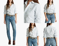 POLO RALPH LAUREN Heidi Washed Oxford Cotton Bluse Hemd Shirt T-shirt Stripes XL