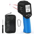 Digitales Infrarot-Thermometer 30:1 Laser-Pyrometer IR-Temperaturpistole 1580°C