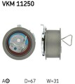 SKF Spannrolle, Zahnriemen VKM 11250 für VW FORD SEAT SKODA AUDI