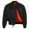 MA1 Jacke Original US Concord Flight Bomber Pilot Army Military Padded schwarz