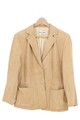 GERRY WEBER Lederjacke Beige Gr. 42 Damen Business Casual