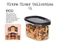 Tupperware Ultra Clear 1 l Trockenvorrat Kühlschrank Eidgenosse🍀NEU