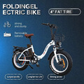 20 Zoll Elektrofahrrad Faltbare Fahrrad 750W48V E-Bike Fat BIKE 45KM/H DRVETION