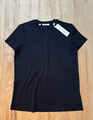 Neu Esprit Baumwolle Kurzarm Stretch Basic  Shirt Gr. XL Schwarz