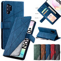 Hülle Für Samsung Note20 S23 S22 S21 S20 S10 Flip Cover Case Handy SchutzTasche