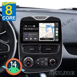 10" 4G+64G Android 14 Autoradio CarPlay GPS NAV DSP Für Renault Clio 4 2012-2018