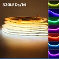 2m 5m COB LED Strip Streifen RGB RGBW RGBWW Stripe Dimmbar Band Leiste 12V 24V