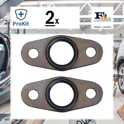 2x ORIGINAL® Fa1 Dichtung, Ölauslass (Lader) für Opel Corsa C Meriva A