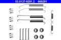 Zubehörsatz  Bremsbacken hinten Ate 03.0137 9291.2 für MITSUBISHI TOYOTA