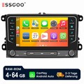 Für Golf 5 6 Jetta Polo 6R Caddy Touran Carplay Android 14 4+64GB Autoradio GPS