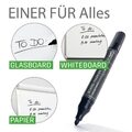 SIGEL Whiteboard- und Flipchart-Marker farbsortiert 2,0 - 3,0 mm, 4 St.