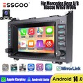 128G Autoradio Für Mercedes-Benz A/B Klasse/Vito W169 W639 W245 KAM GPS Android