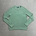 GANT Damen Pullover Gr XS Sweater Jumper Strickpullover Logo 19303 Grün