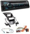 Kenwood Bluetooth USB CD MP3 DAB Autoradio für Ford Fiesta 08-10 Display schwarz