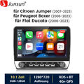 Autoradio Carplay Android GPS Für Fiat Ducato Citroen Jumper Peugeot Boxer 128G