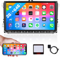9" Android 13 Autoradio GPS NAVI 2+64GB Für VW GOLF 5 6 Touran EOS Tiguan Polo