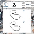 2x ORIGINAL® Meyle Sensor, Raddrehzahl Vorne, Links, Rechts für BMW 1 3