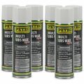 PETEC 73450 MULTI UBS WAX Spray Unterbodenschutz Korrosionsschutz 6x 500ml