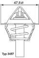Thermostat 3457.90D BorgWarner (Wahler) für MERCEDES-BENZ AUDI ROLLS-ROYCE MINI