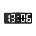 Kleine Digitaluhr LED Display Schreibtisch Tisch Temperatur Zeit Alarm Wohndeko