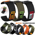 Rugged Nylon Armband Für Samsung Galaxy Watch 7 FE 6 5 4 40 44mm Classic 42-47mm