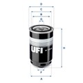 Kraftstofffilter UFI 24.122.00 Filtereinsatz für FÉ TQ SANTA LM ELH EL KIA ix35