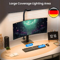 LED Schreibtischlampe Doppelkopf Tischlampe Dimmbar Leselampe Büroleuchte Lampe