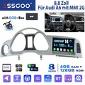 Android 14 CarPlay DAB+ Für Audi A6 C6 4F MMI 2G 2005-2009 6+128GB Autoradio GPS