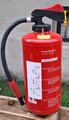 Feuerlöscher Minimax 9l 55A 233B leer mit leerer Patrone für Bastelzwecke 