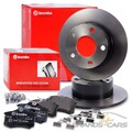BREMBO COATED BREMSSCHEIBEN Ø245 VOLL+ BELÄGE HINTEN FÜR AUDI A6 4B C5 BJ 97-01