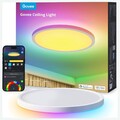 Deckenleuchte RGBIC Smart, 24W Ø30cm Led Deckenleuchte dimmbar, Deckenlampe L...