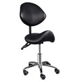 Sattelhocker Rollhocker Hocker Drehbar Praxishocker Verstellbar Schwarz Sitzhock